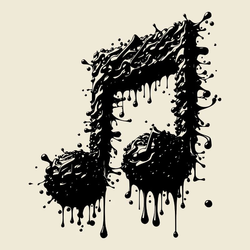 Liquid Music Eighth Notes Scale