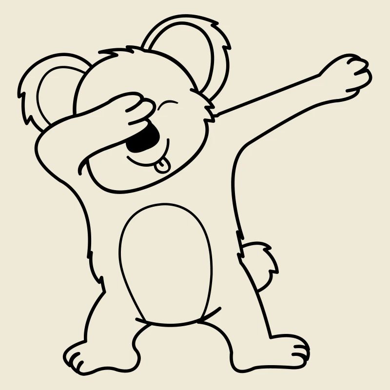 Koala Dabbing 01