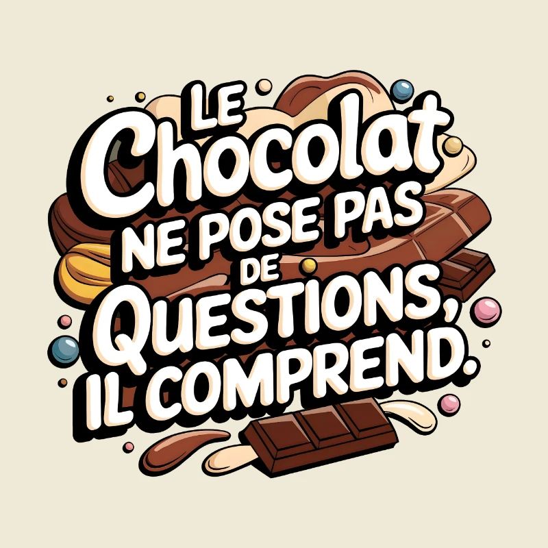 Le chocolat ne pose pas de questions, il comprend