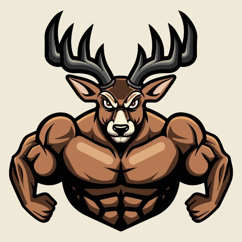 Deer Muscles Comic