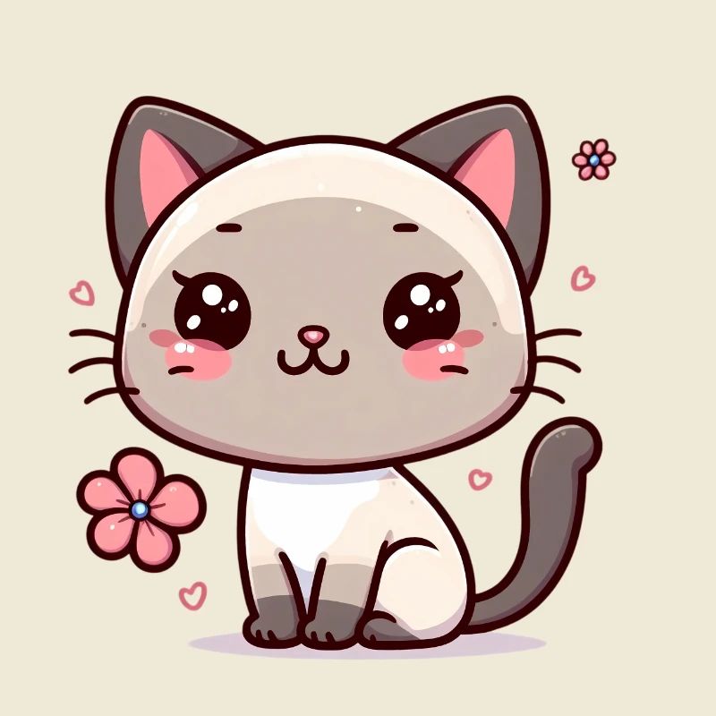 Kawaii Siamese 2