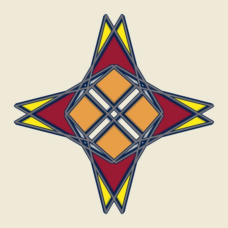 Abstrakte mit ein Muster in der Mitte