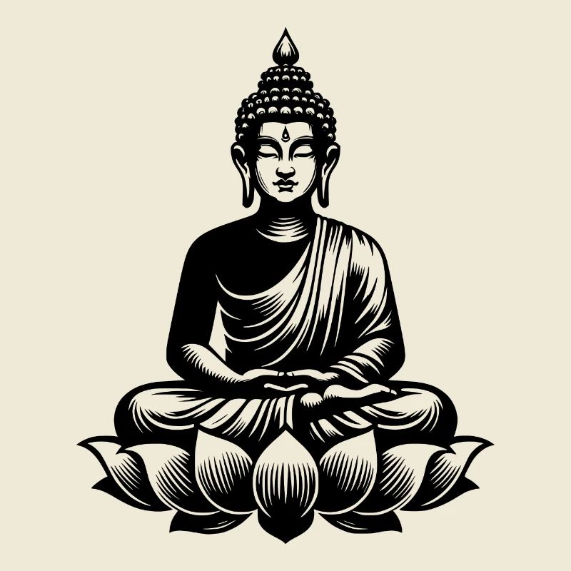 Resting Buddha Concentration Yoga Meditation