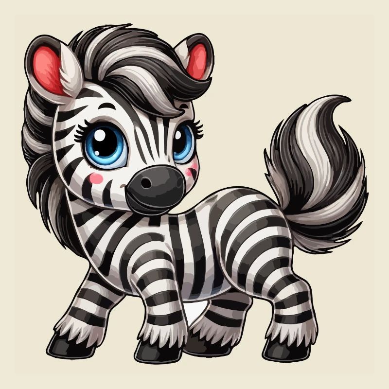 Zebra child