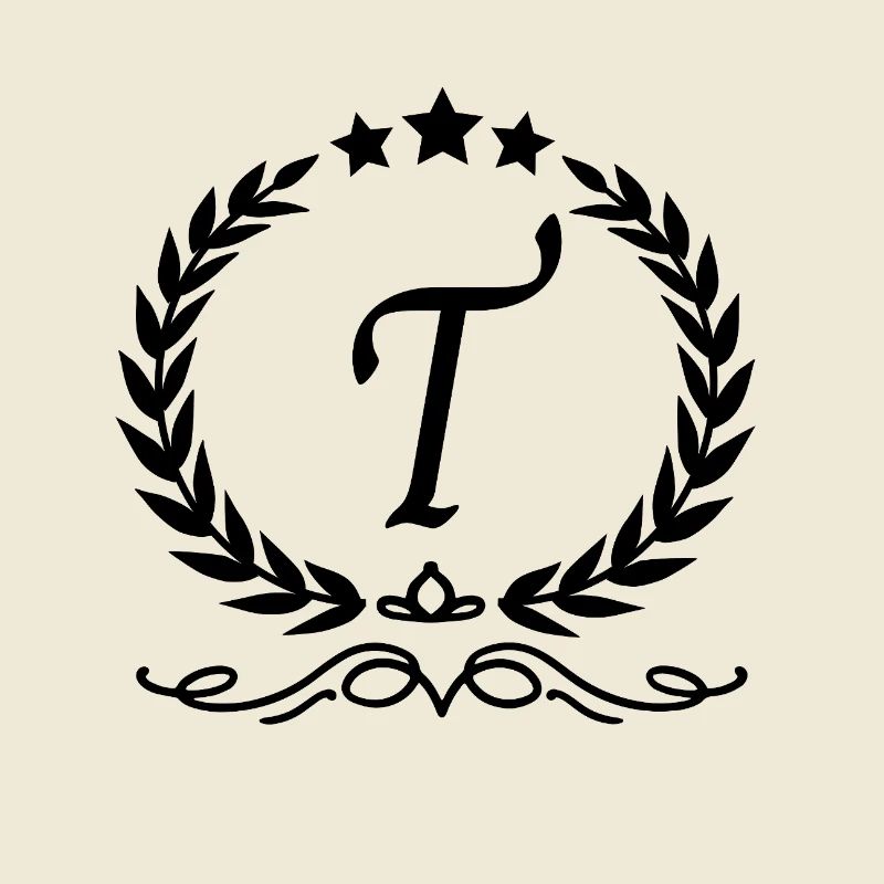 Buchstabe t Krone