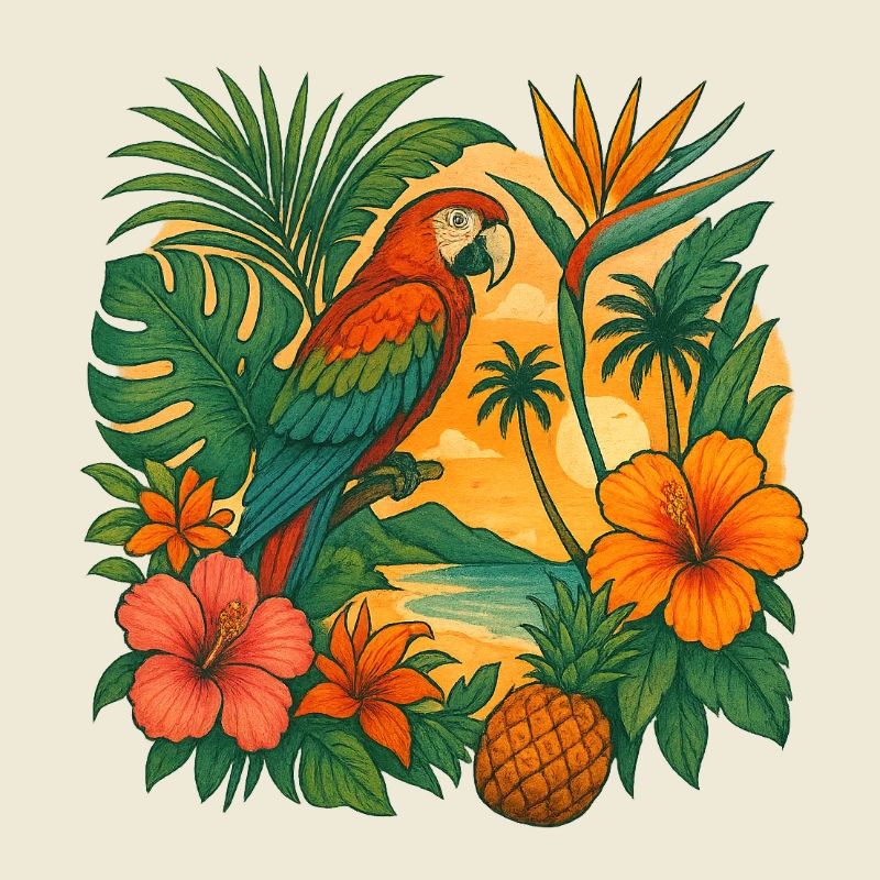 Tropical Collage