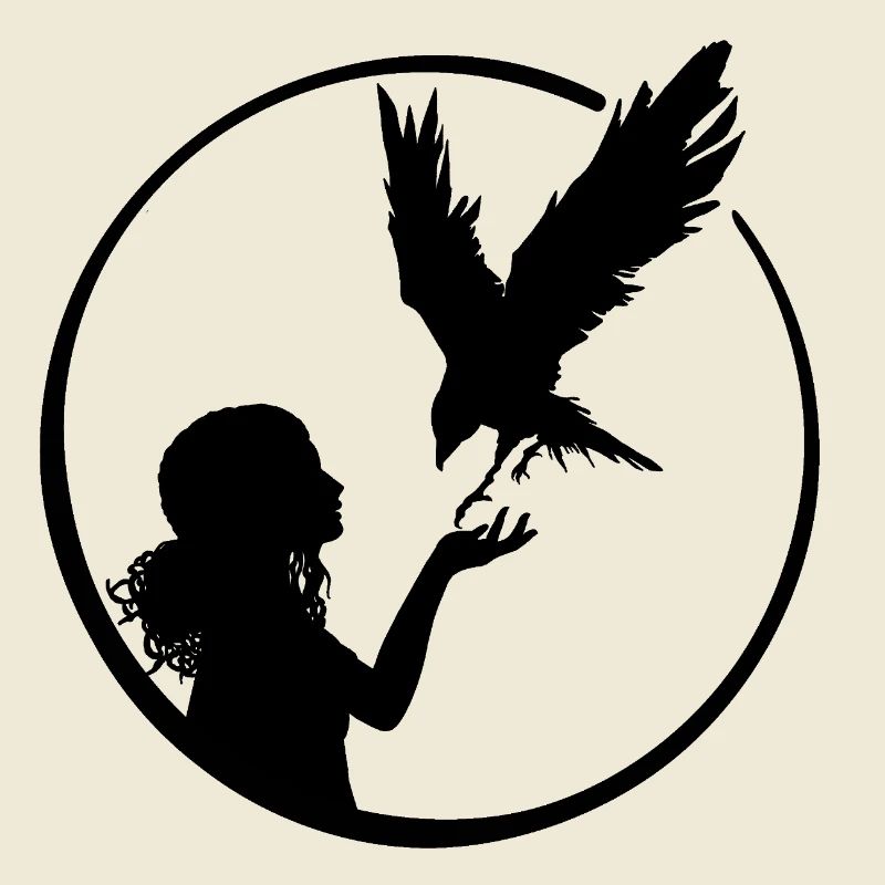 Maedchen Vogel