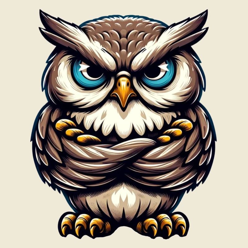 Grumpy Owl
