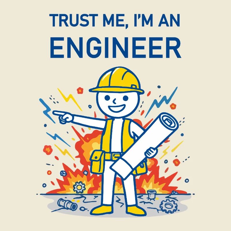 Trust Me, I'm an Engineer - for light background