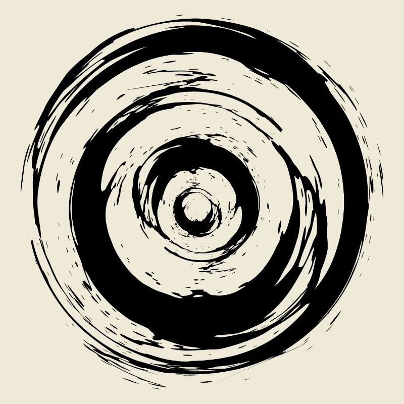 Wirbelwind Kreis Tornado von innen