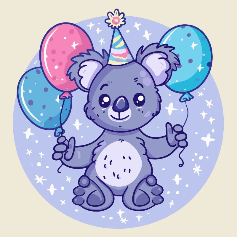 Koala Anniversaire Bébé