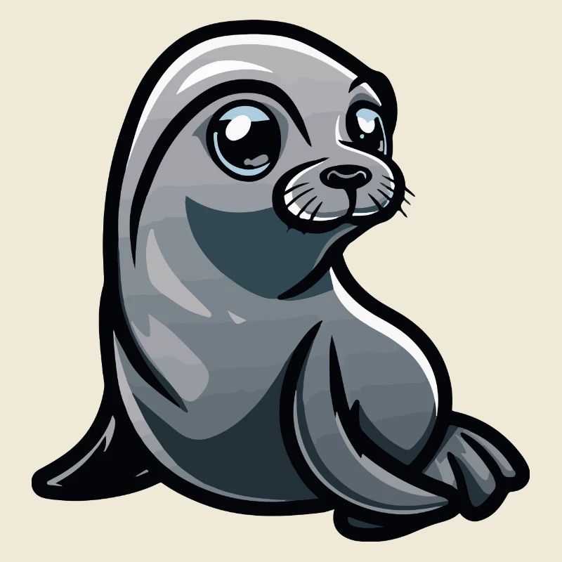 Seal Animal Comic