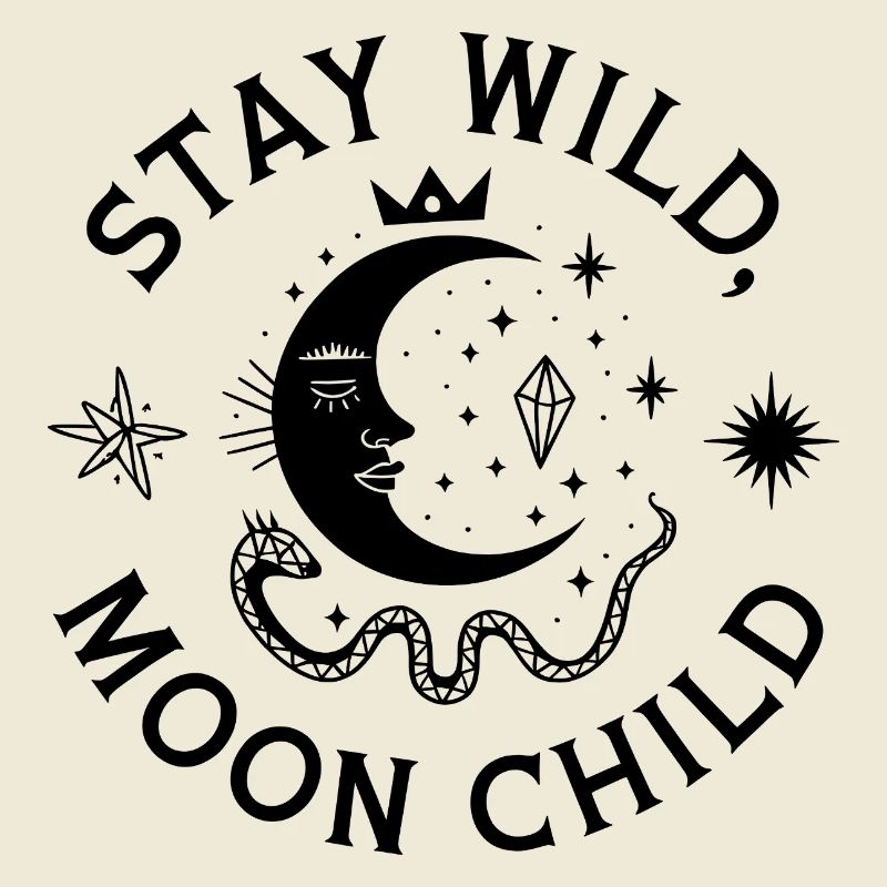 Bleib wild Mondkind - Astronomy Design