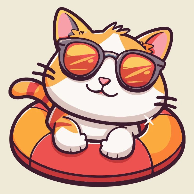 Cat Comic Cool