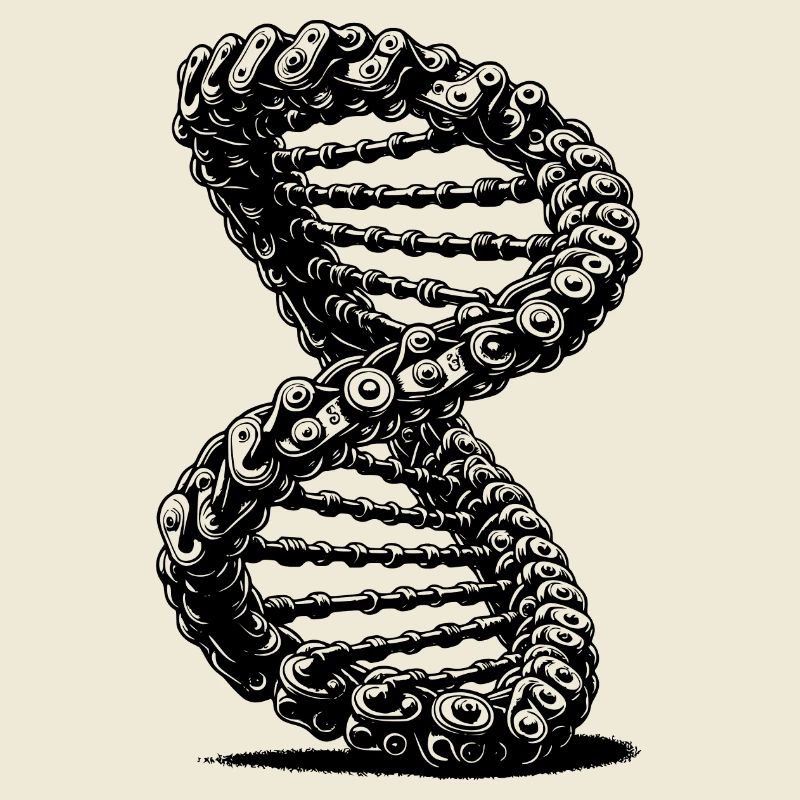 Möbius Loop Chaînes courbes DNA