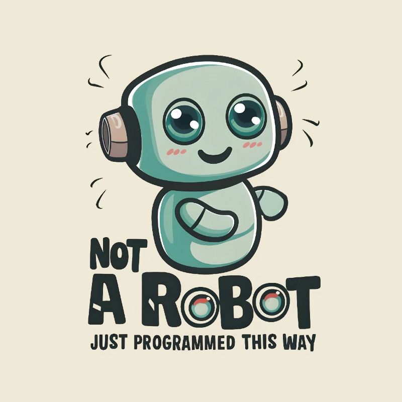 Not a Robot, Just Programmed This Way