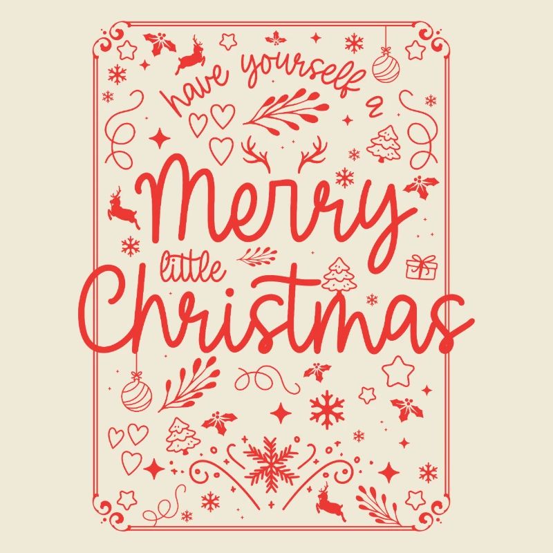 Joyeux Noël Script Rouge