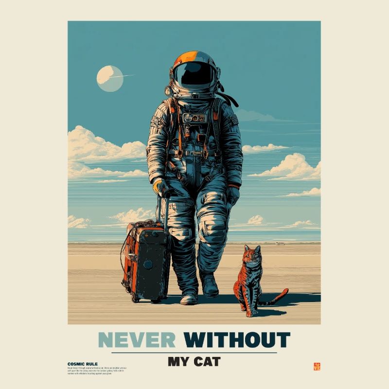 Jamais sans mon chat dans l’espace