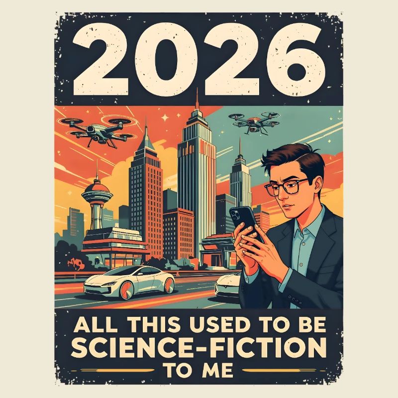 Das Jahr 2026 — klingt nach Science-Fiction, oder?