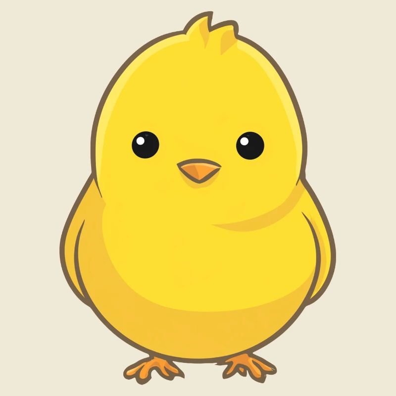 Cute chick style charming child
