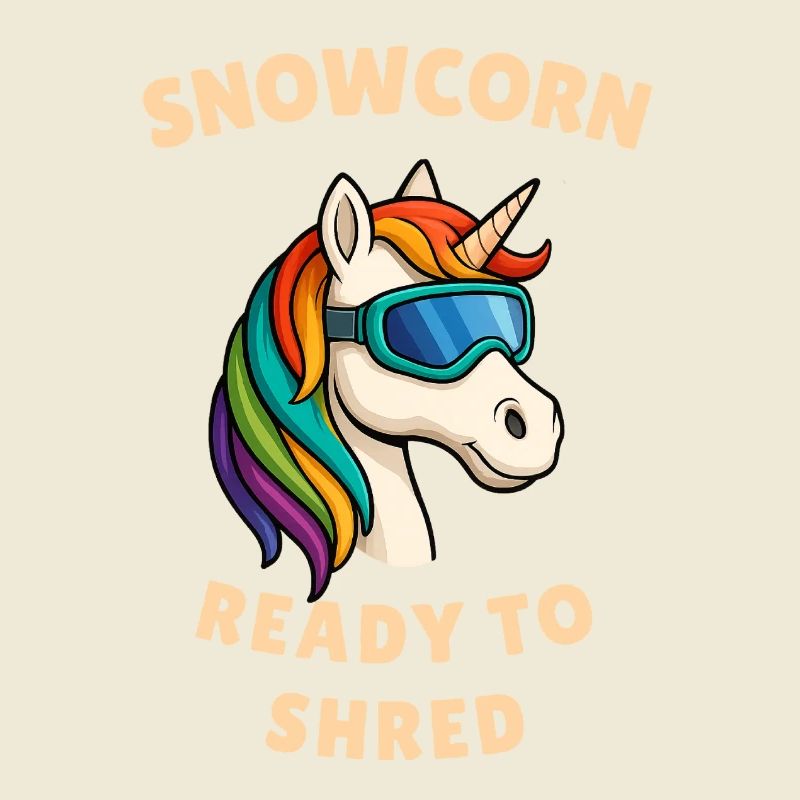 Schnee Einhorn 