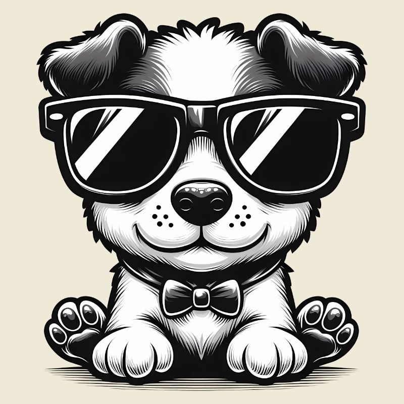 Chien teckel mignon