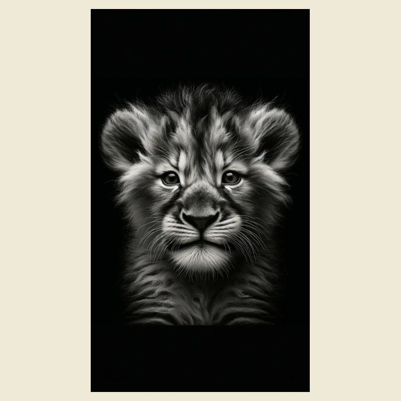 Bébé Löwe - Junger König - Lion Jeune Roi