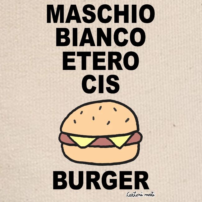 MASCHIO BIANCO ETERO CIS BURGER