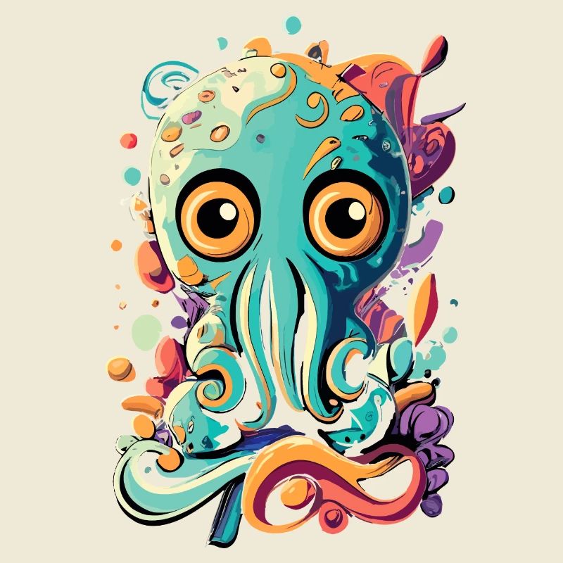 Octopus Squid - Baby Squid Octopus