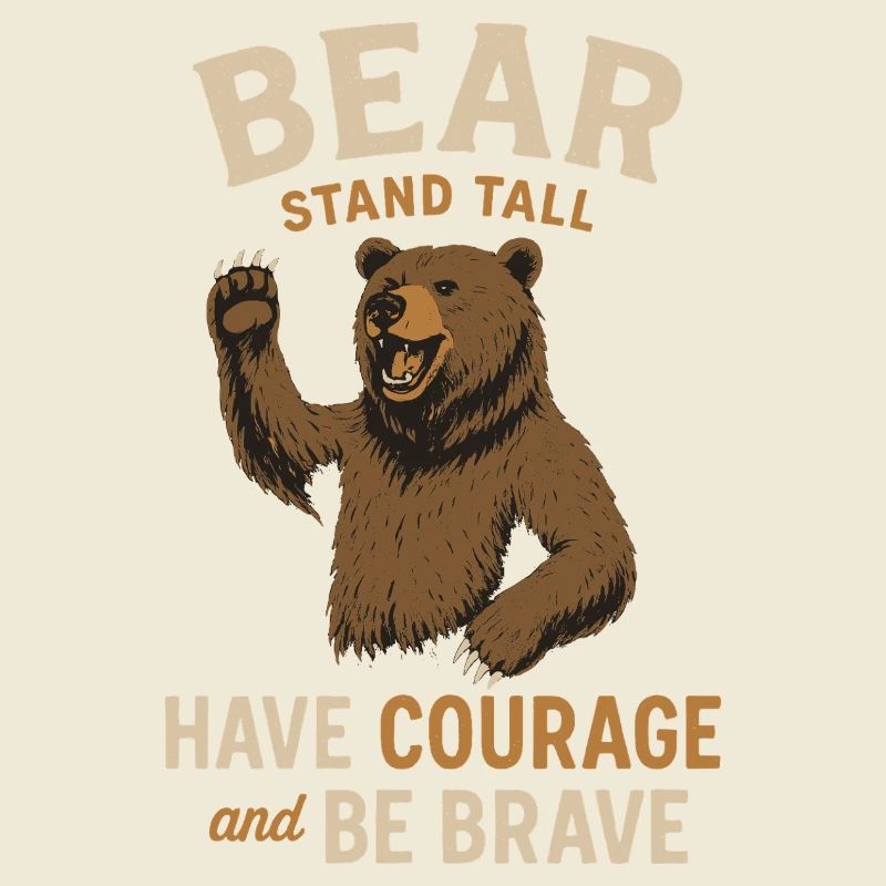 Devise de l’ours pour les braves