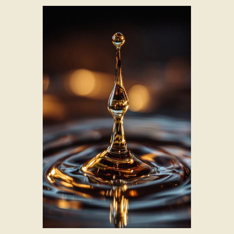 Goutte d’eau dorée Splash