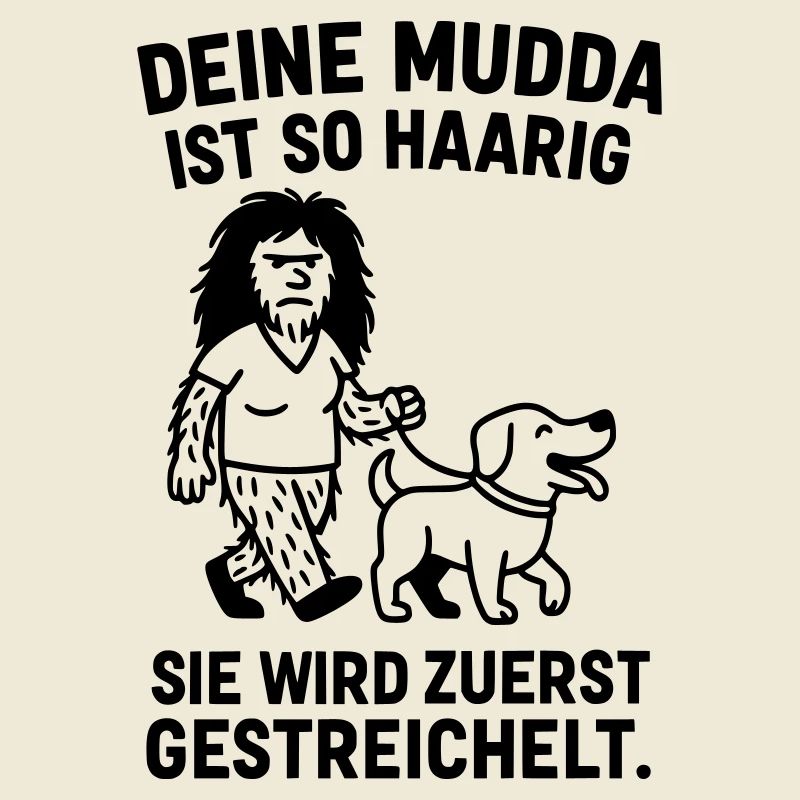 deine mutter haarig witz