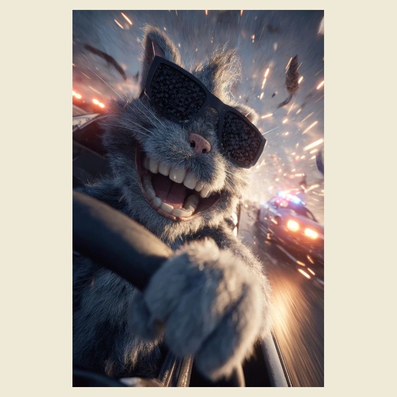 Rogue Rabbit Car Chase