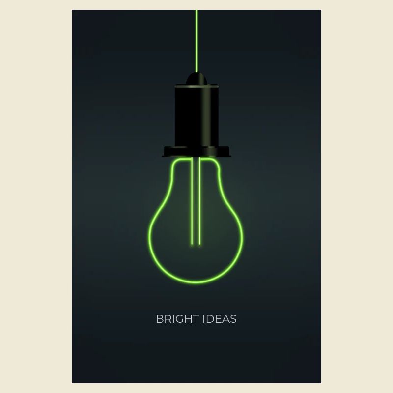Bright Ideas – Neon Light Bulb Design