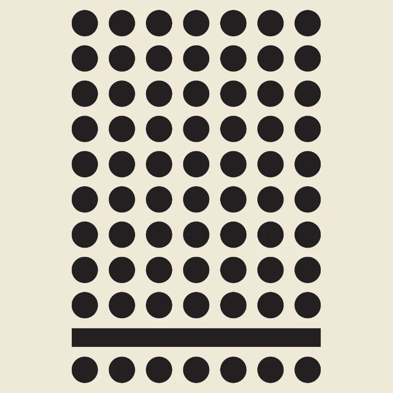 Monochrome Dot Grid Pattern