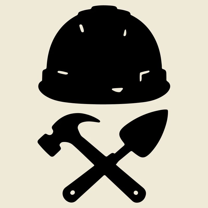 T-shirt Construction - Builder Tools Helmet