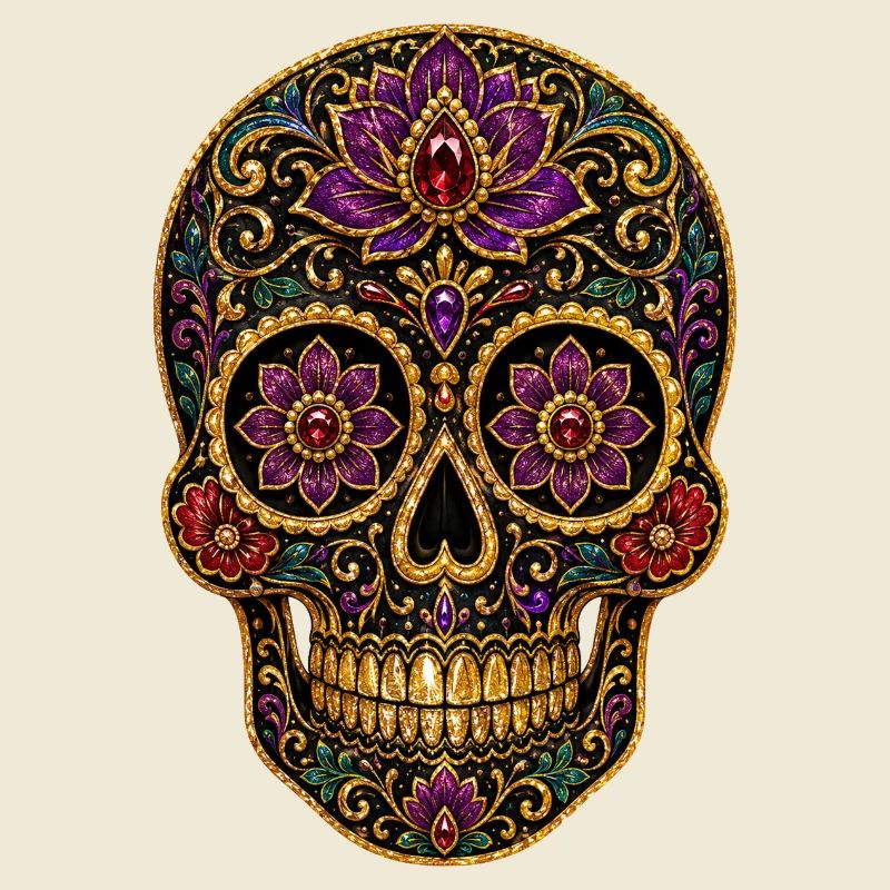 Opulent flower head jewelry