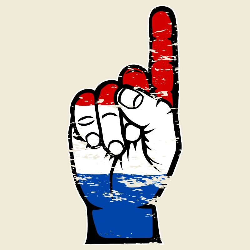 Drapeau hollandais numéro 1 utilisé