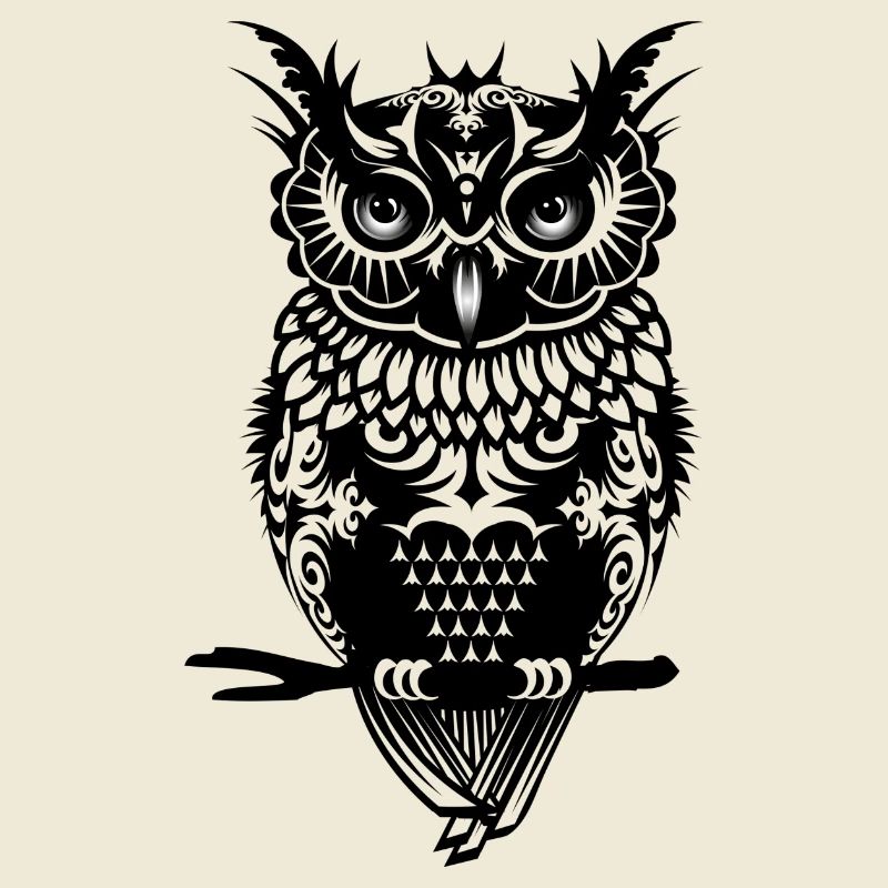 A dark owl