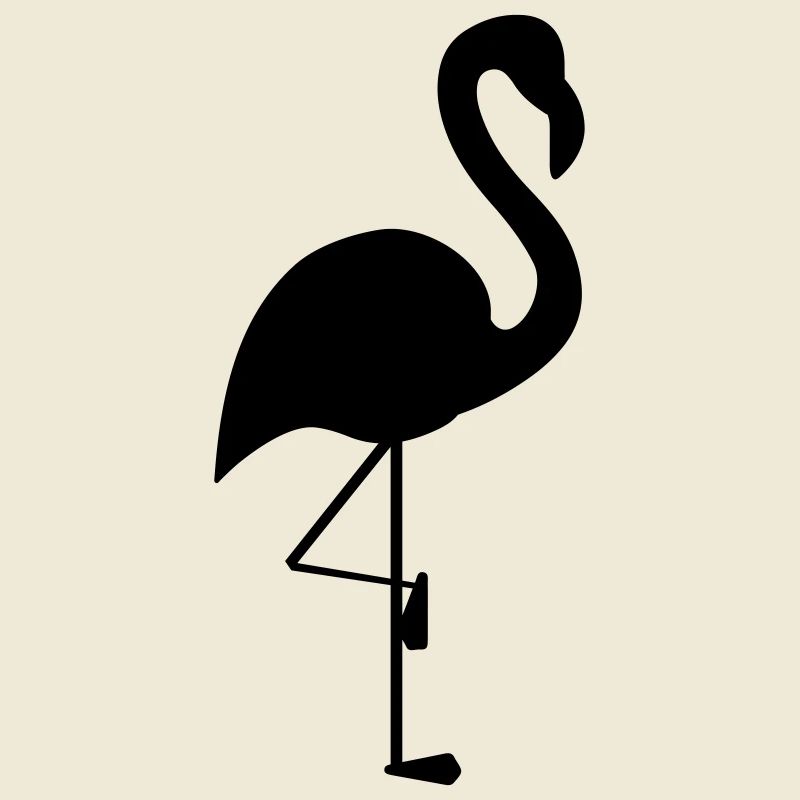 Conception de flamant rose