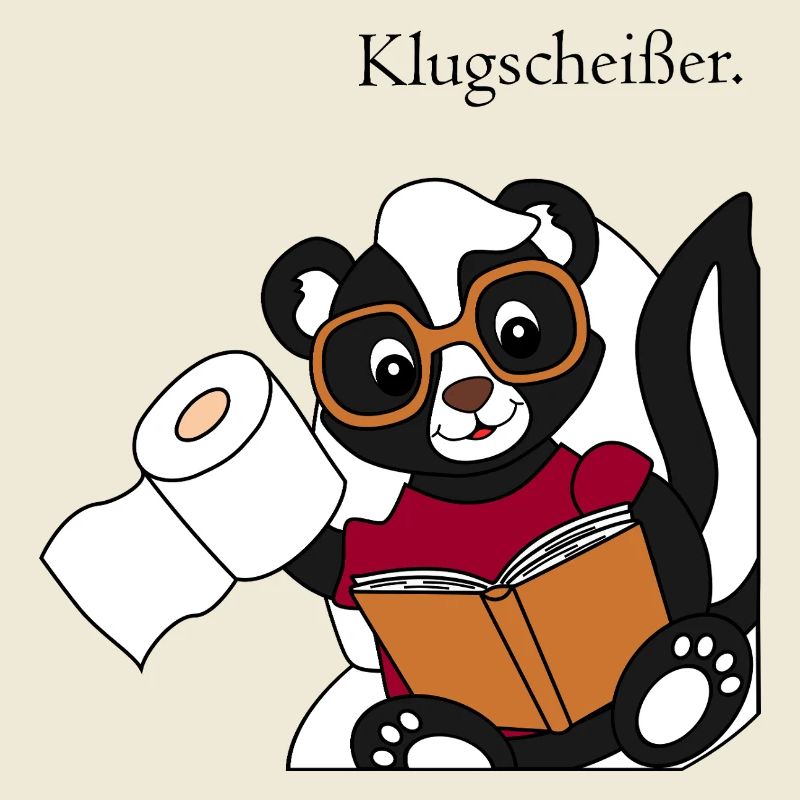 Stinktier Pixie Klugscheisser - lustiges Motiv