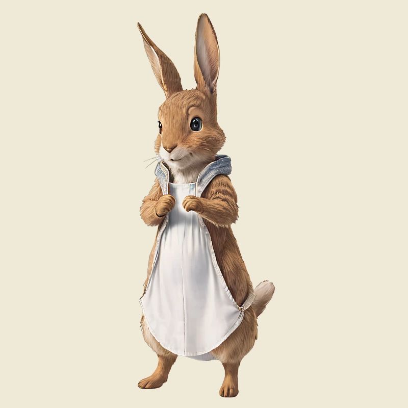 Cute Bunny Brown 1