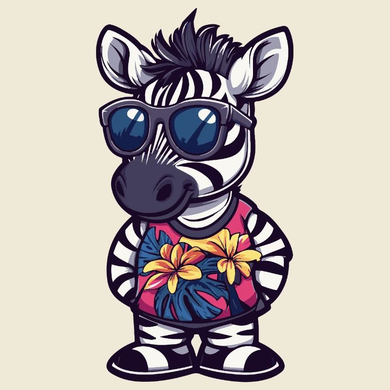 Zebra Comic Vacation