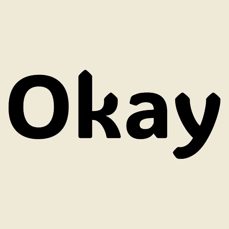 Okay Statement-Hemd Minimalistisches Design