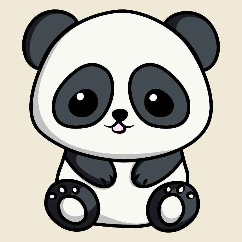 Cute Chibi Panda | Cute panda design