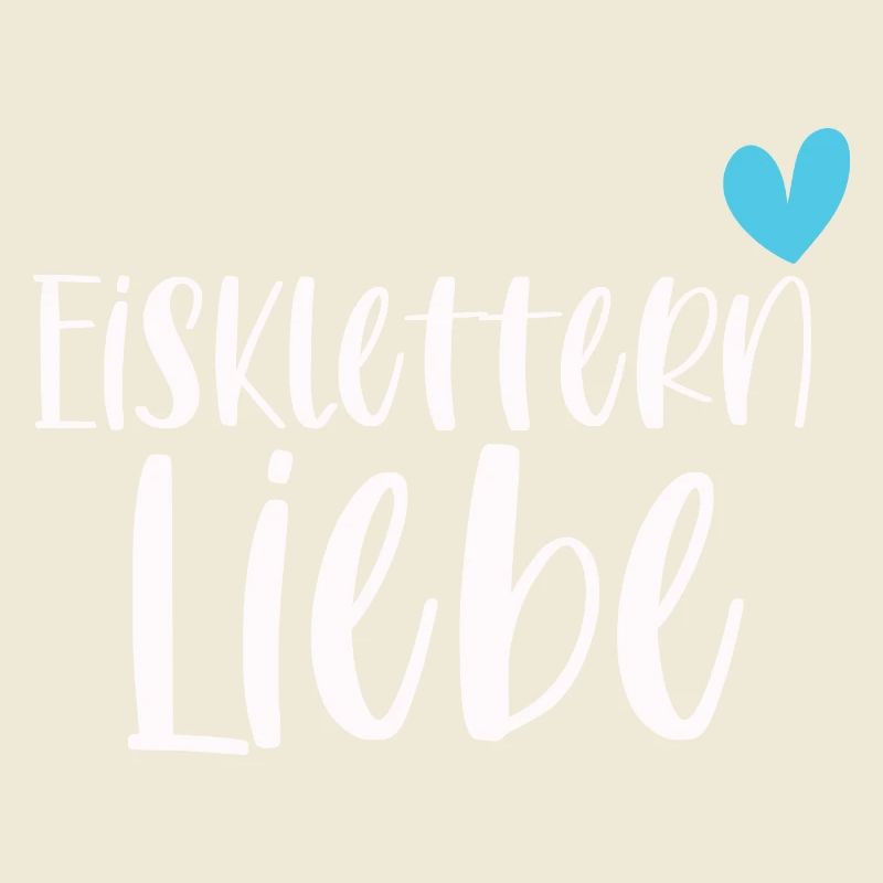 Klettern Eisklettern Liebe Eispickel Geschenk