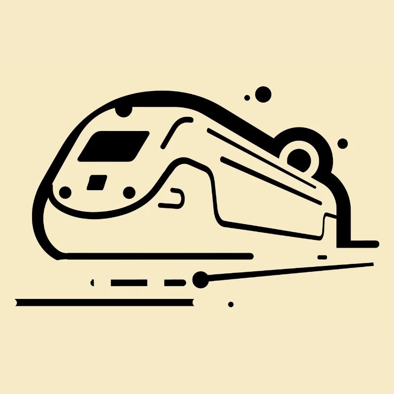 Train Comic Style
