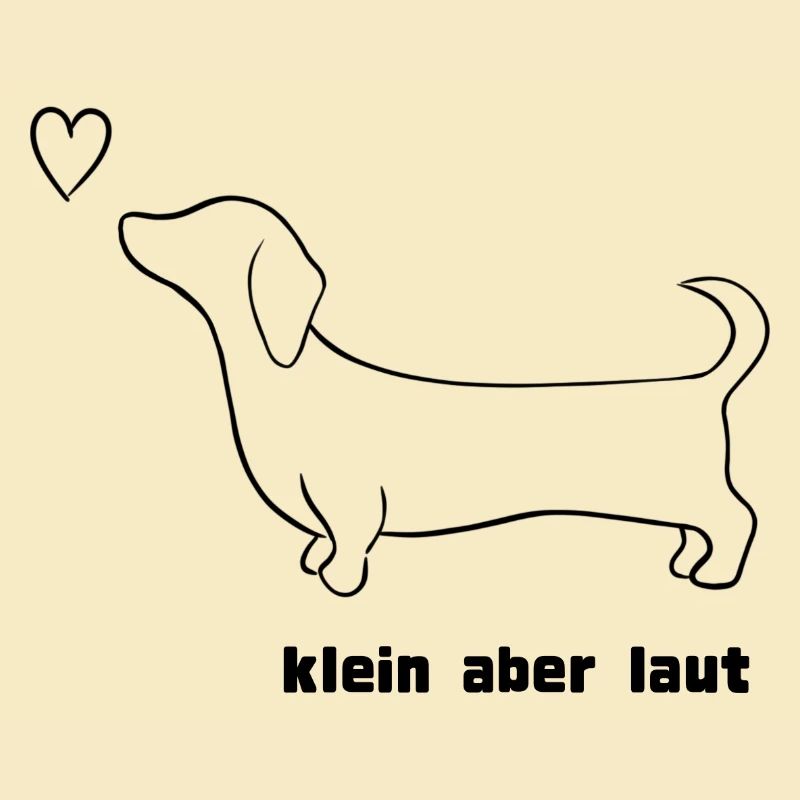 Dackel, klein aber laut 