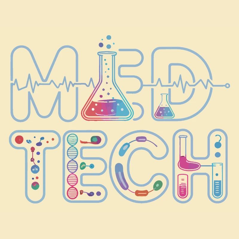 MedTech Laboratory Neon Science Design