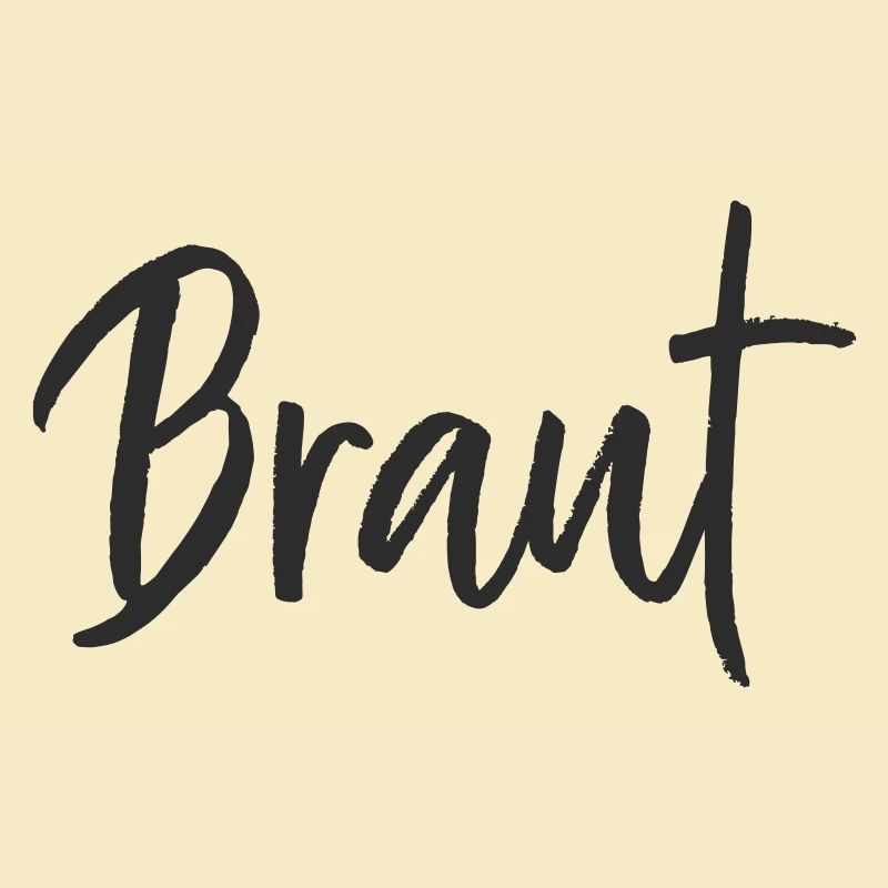 Braut Handlettering Design